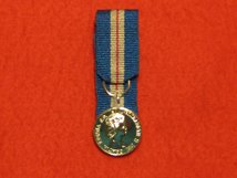 MINIATURE COURT MOUNTED QUEENS GALLANTRY MEDAL QGM