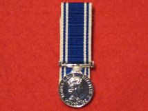 MINIATURE COURT MOUNTED POLICE LSGC MEDAL EIIR EXEMPLARY SERVICE