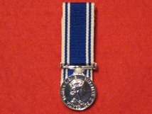 MINIATURE COURT MOUNTED POLICE LSGC MEDAL EIIR EXEMPLARY SERVICE