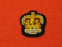 MESS DRESS WO2 CSM BSM CROWN GOLD ON BLACK BADGE