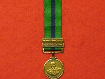 MINIATURE TONGA - MILITARY GENERAL SERVICE MEDAL WITH SOLAMON AND BOUGANVILLE CLASP MEDAL