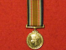 MINIATURE CEYLON POLICE MEDAL FOR GALLANTRY GVI CONTEMPORARY MEDAL GVF