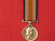 MINIATURE CEYLON POLICE MEDAL FOR GALLANTRY EIIR CONTEMPORARY MEDAL GVF