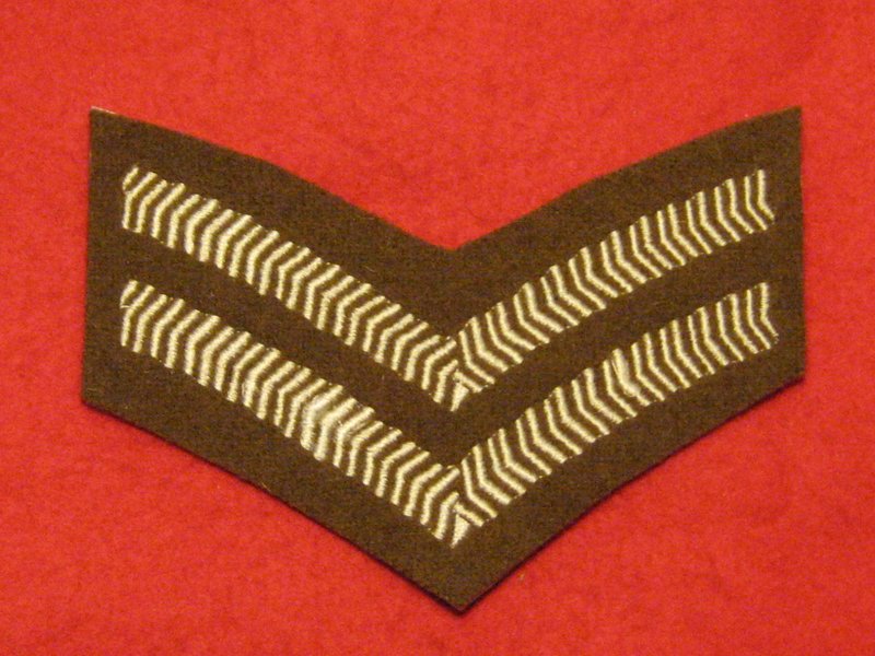 NUMBER 2 DRESS FAD 2 BAR CPL CHEVRON ON FAD BROWN BADGE - Hill Military ...