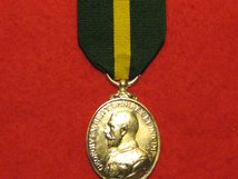 FULL SIZE TERRITORIAL FORCE EFFICIENCY MEDAL GV MUSEUM COPY MEDAL WITH RIBBON
