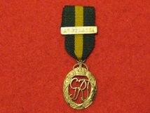 MINIATURE EFFICIENCY DECORATION MEDAL GVI WITH AUSTRALIA CLASP CONTEMPORARY GVF MEDAL