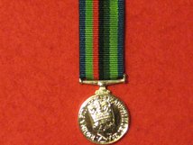 MINIATURE RUC MEDAL ROYAL ULSTER CONSTABULARY MEDAL WITH GEORGE CROSS RIBBON POST 2001
