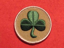 BRITISH ARMY 38TH IRISH BRIGADE FORMATION BADGE