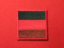 TACTICAL RECOGNITION FLASH BADGE ROYAL TANK REGIMENT RTR RED EDGE TRF BADGE