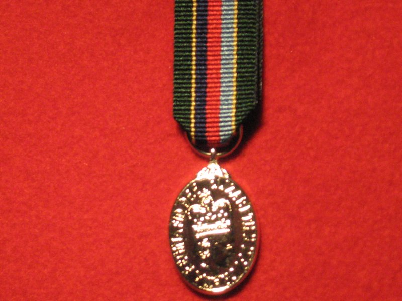 British Volunteer Reserves Service Miniature Medal 