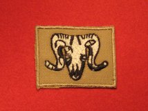 BRITISH ARMY 1 ARTILLERY BRIGADE FORMATION BADGE RAMS HEAD BUFF BADGE