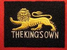 THE KINGS OWN BLAZER BADGE