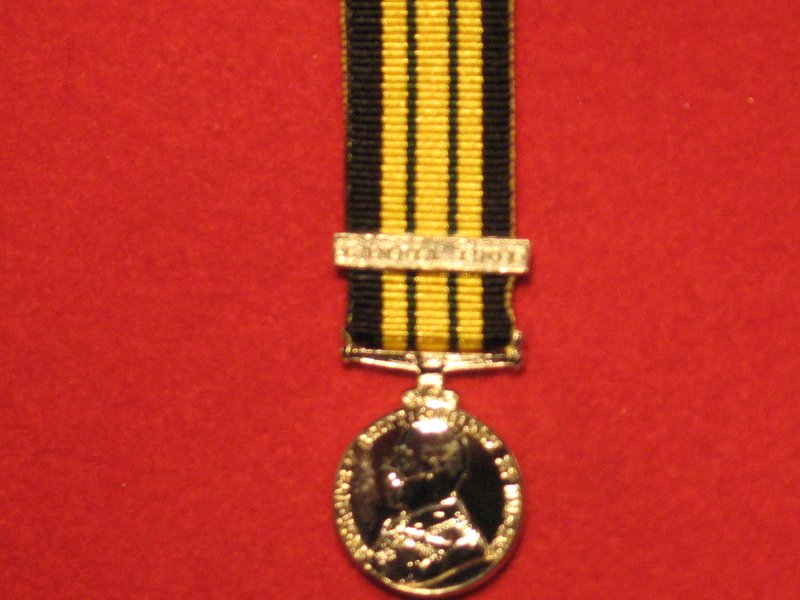 MINIATURE AFRICA GENERAL SERVICE MEDAL GV GAMBIA 1901 SILVER CLASP MINIATURE AFRICA GENERAL SERVICE MEDAL GV GAMBIA 1901 SILVER CLASP