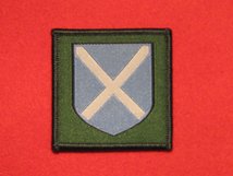 BRITISH ARMY 52ND LOWLAND BRIGADE FORMATION BADGE PRE 2002 BLUE SHIELD