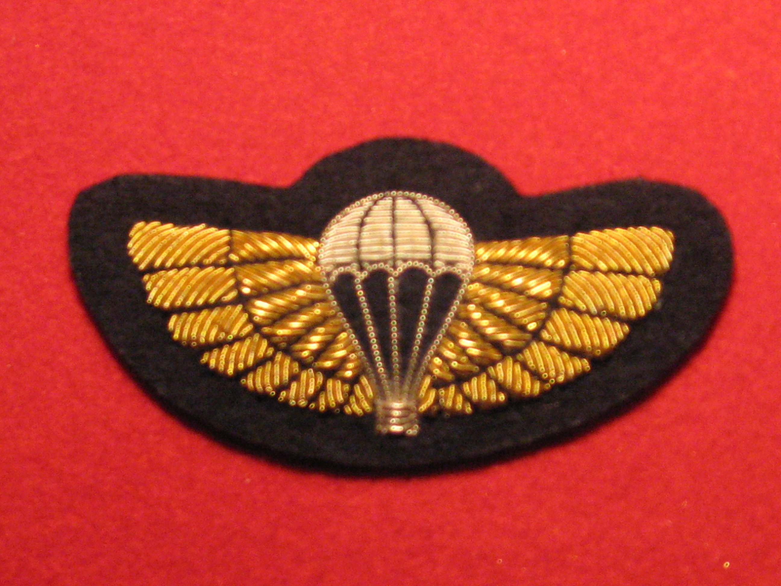 Lancashire embroidery s.a.s blazer badge 