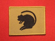 BRITISH ARMY 4TH ARMOURED BRIGADE FORMATION BADGE BUFF