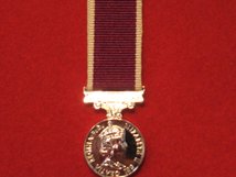 MINIATURE ARMY LSGC MEDAL LONG SERVICE GOOD CONDUCT MEDAL EIIR 