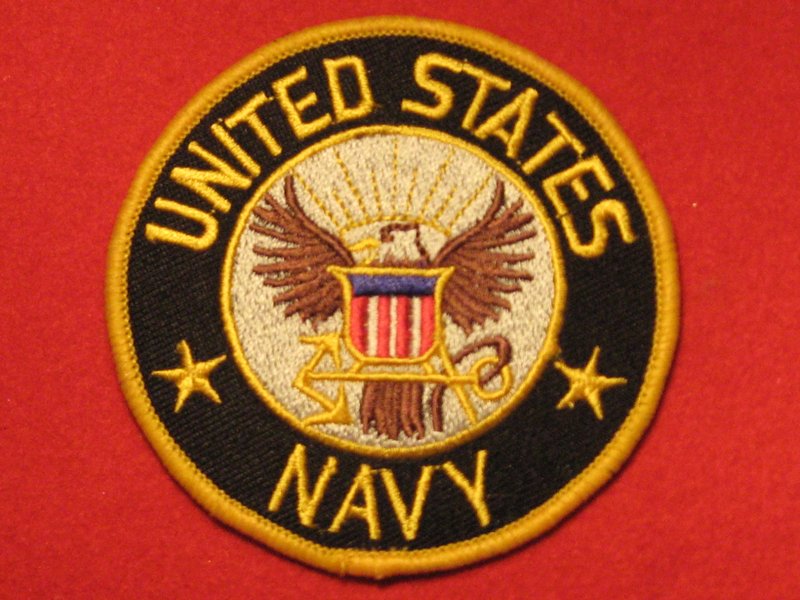 USA UNITED STATES NAVY CLOTH BADGE - Hill Military Medals