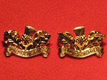 ROYAL REGIMENT OF SCOTLAND REGIMENT CEREMONIAL MILITARY COLLAR BADGES