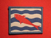 BRITISH ARMY 2 CORPS FORMATION BADGE WW2 FISH AND WAVES BADGE