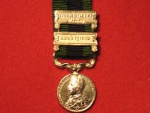 MINIATURE INDIA GENERAL SERVICE MEDAL IGSM 1908 1935 ABOR 1911 12 AND AFGHANISTAN NWF 1919 CONTEMPORARY MEDAL GV KAISER I HIND GF