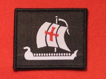 BRITISH ARMY 5 CORPS FORMATION BADGE WW2 VIKING LONGBOAT LEFT FACING LF BADGE