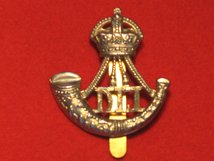 DURHAM LIGHT INFANTRY DLI CAP BADGE KC KINGS CROWN