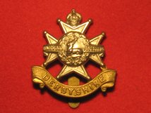 DERBYSHIRE REGIMENT CAP BADGE