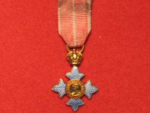 MINIATURE CBE C B E COMMANDER BRITISH EMPIRE MILITARY MEDAL CONTEMPORARY GVF MEDAL