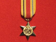 MINIATURE AFRICA STAR MEDAL WW2