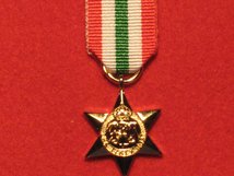 MINIATURE ITALY STAR MEDAL WORLD WAR 2 