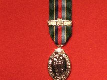 MINIATURE VOLUNTEER RESERVES SERVICE MEDAL VRSM MEDAL WITH 2ND AWARD BAR