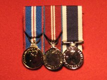 MINIATURE COURT MOUNTED GOLDEN JUBILEE DIAMOND JUBILEE ROYAL NAVY LSGC MEDALS