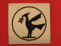 BRITISH ARMY 23RD ARMOURED BRIGADE FORMATION BADGE WW2 LIVER BIRD LEFT FACING