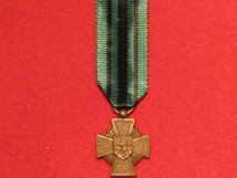 MINIATURE BELGIUM CROSS DES EVADES WW2 MEDAL GVF