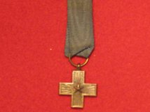 MINIATURE ITALY AL VALORE CROSS MEDAL 1939 1949 GVF