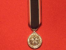 MINIATURE ORDER OF ST JOHN LIFE SAVING MEDAL SILVER VERSION MEDAL