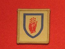 BRITISH ARMY 206 ULSTER BATTALION TRF BADGE