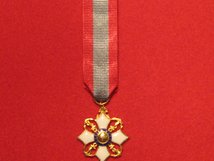 MINIATURE BRAZIL ORDER OF NAVAL MERIT MEDAL