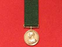 MINIATURE VOLUNTEER LONG SERVICE MEDAL GEORGE V FIXED HEAD GVF