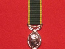 MINIATURE EFFICIENCY MEDAL GVI MILITIA