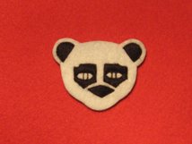 BRITISH ARMY 9TH ARMOURED DIVISION FORMATION BADGE WW2 PANDA HEAD BADGE