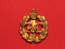 ROYAL ARMOURED CORPS CAP BADGE KC KINGS CROWN 1939 - 1941