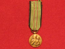 MINIATURE BELGIUM CIVIL RESISTANCE 1940 1945 MEDAL WW2 MEDAL GVF