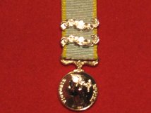 MINIATURE CRIMEA MEDAL 1856 WITH INKERMAN AND SEBASTOPOL CLASPS