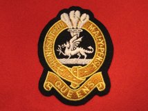 QUEENS REGIMENT BLAZER BADGE