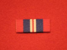 END OF WAR MEDAL WW2 RIBBON SEW ON BAR