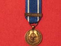 MINIATURE NATO FORMER YUGOSLAVIA MEDAL