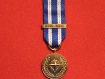 MINIATURE NATO NTM IRAQ MEDAL WITH NTM IRAQ CLASP