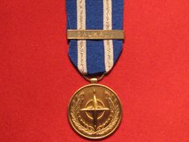 FULL SIZE NATO BALKANS MEDAL WITH BALKANS CLASP